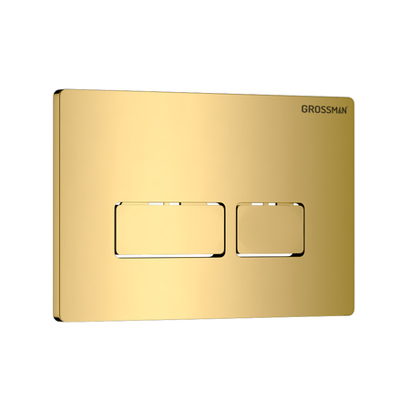 Клавиша смыва Grossman Pragma 700.K31.03.300.300 золото глянцевый